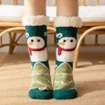 thumbnail image 2 of Nmnitkp Womens Winter Cozy Socks Wear-Resistant & Skin Friendly Socks for Women Animal Fuzzy Slipper Socks with Grippers Winter Super Soft Warm Fleece Lined Socks & Christmas Socks, 2 of 3