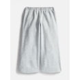 thumbnail image 2 of Wonder Nation Girls Wide Leg Sweatpants with Crochet Trim, Sizes 4-18 & Plus, 2 of 3