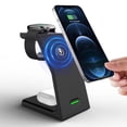 thumbnail image 2 of XGFHYJEH Charging Station, Wireless Charging Station, Charging Station for Multiple Devices, Wireless Charging, 15W 3 in 1 Charging Station, Wireless Charge, for Android, Iphone, Apple, Samsung, Ipad, 2 of 7