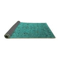 thumbnail image 2 of Ahgly Company Indoor Rectangle Oriental Turquoise Blue Industrial Area Rugs, 2' x 3', 2 of 4