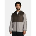 thumbnail image 2 of Reebok Men and Big Men's Jersey Lined Windbreaker Jacket with Hood, Lightweight, Sizes S-3XL, 2 of 6