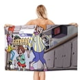 thumbnail image 1 of Pepper Ann Toalla de playa de secado rápido con diseño temático, regalo para mujeres y niñas, ideal para cumpleaños, fans, amantes de la música, uso en la playa o al aire libre, 78 × 150 cm, 1 of 6
