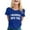Blue, variant on Workout Tops for Women Boho Tops for Women Mom's Favorite Day Family T Shirt Tshirt Women L