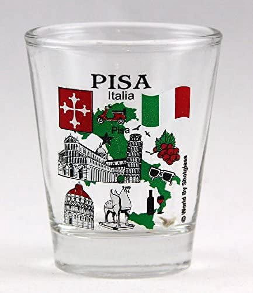 Vaso De Chupito De Sorrento Italia - Colección Great Italian Cities, 5.7x4.6 Cm