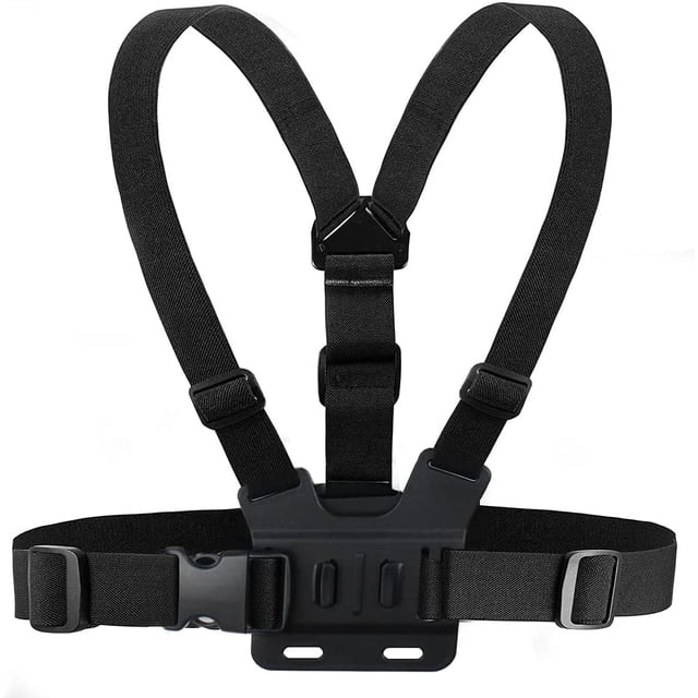 Sangle de Poitrine Sangle de Poitrine Ajustable Sangle de Poitrine compatible avec GoPro Hero et les Caméras d'Action - Sangle de Poitrine Entièrement Ajustable