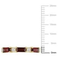 thumbnail image 2 of Everly Women's Garnet and Topaz 10k Yellow Gold Ring, 2 of 8