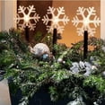 thumbnail image 4 of 5 Pack Christmas Pathway Lights Outdoor, Battery Operated Waterproof Snowflake Landscape Lights for Xmas Party Decorations, 4 of 8