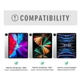 thumbnail image 2 of Touchpad Keyboard Case for iPad 12.9 inch 2022 2021 2020 2018 6th 5th 4th 3rd Generation Smart Stand Cover with Detachable Wireless Magnetic Keyboard, Pencil Holder, 2 of 4