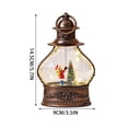 thumbnail image 3 of Christmas Decorations Indoor Outdoor Under 10$ Clearance! Christmas LED Lantern, Vintage Hanging Lamp with Santa Snowman Reindeer, Warm Light Tabletop Decor for Home Party, 3 of 8