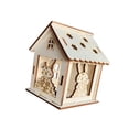 thumbnail image 4 of Kit de manualidades de casas de primavera de madera, manualidades de Pascua, manualidades creativas de madera en 3D para pintar Estilo D, 4 of 7