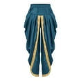 thumbnail image 4 of renvena Boys Satin Dhoti Pants Casual Baggy Trousers for Halloween Theme Party Dark Blue 12, 4 of 7
