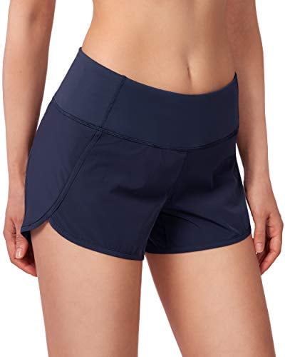 Navy gym shorts womens Clearance