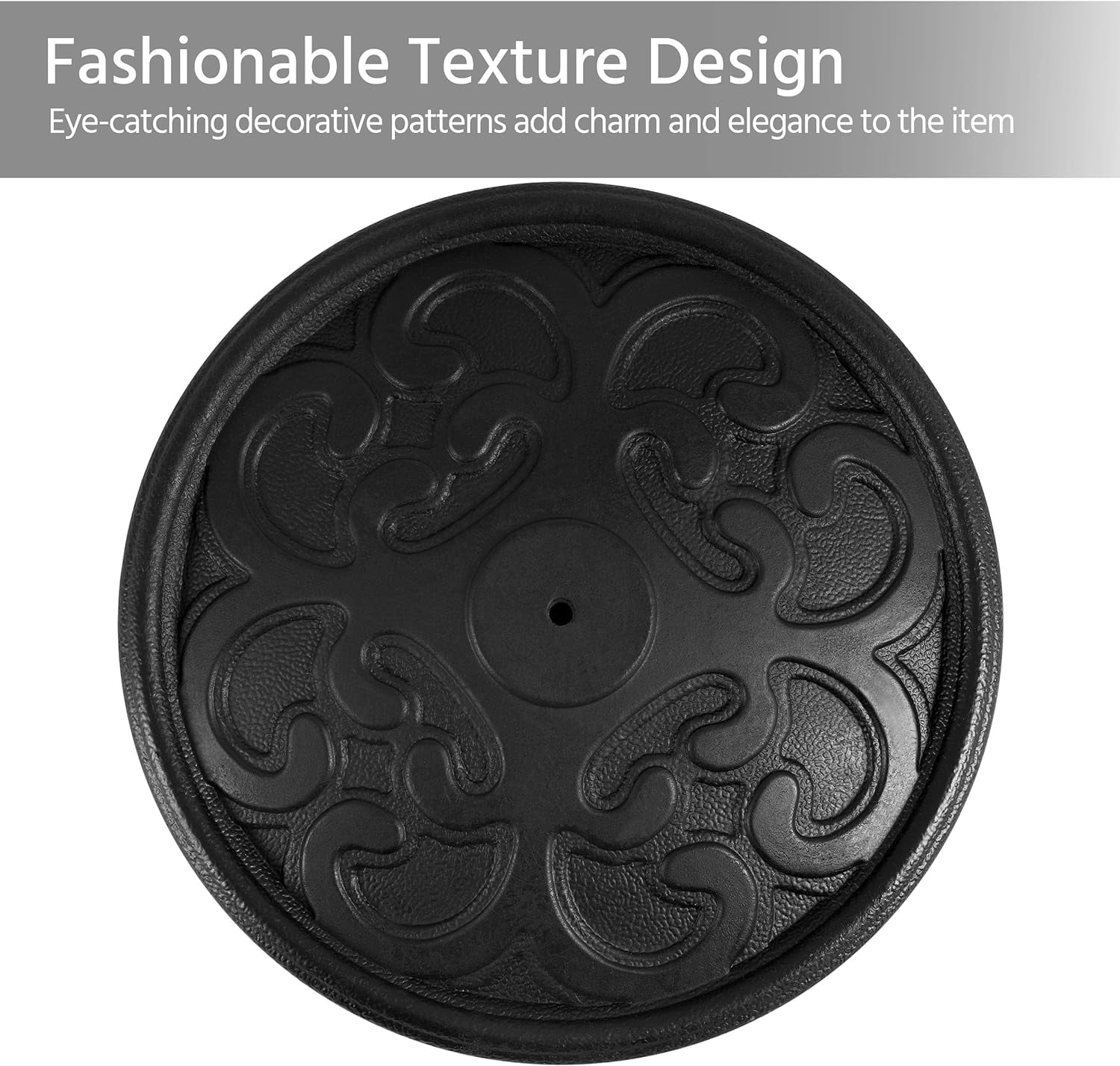 22lbs Umbrella Base 17.5'' Patio Market Umbrella Stand Iron Umbrella Holder for Garden, Beach Deck, Lawn - Black