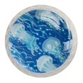 thumbnail image 1 of 4 Pcs Jellyfish Knobs for Kitchen Cabinet Cupboard Dresser Bookcase Drawer Pulls Handles Round Home Decor, 1 of 5