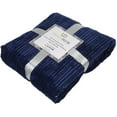 thumbnail image 4 of Legacy Decor Luxury Ultra Plush and Soft Sherpa Fleece Throw Blanket, 52” x 71” Blue, 4 of 4