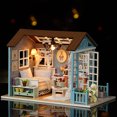 thumbnail image 2 of 1 juego de casa modelo ensamblada a mano, cabaña de bricolaje, regalo creativo para casa de muñecas para niños JAMW Sencillez, 2 of 2