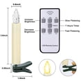 thumbnail image 2 of Velas con forma de árbol de Navidad TECHLONG Flickering, 20 unidades con mando a distancia, 2 of 6