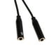 thumbnail image 3 of Cable Adaptador de sonido Negro de 3,5 Mm a 2 para Micrófono Amplificador de Guitarra perfke Cable adaptador de audio 2 en 1, 3 of 7