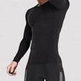 thumbnail image 5 of alpinario Men's Long Sleeve Compression Shirt Dry Fit Sport Baselayer Undershirt High Elastic Athletic Top Moisture Wicking Rash Guard Gym Running, 5 of 7