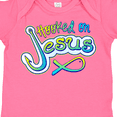 thumbnail image 4 of Inktastic Hooked on Jesus Christian Boys or Girls Baby Bodysuit, 4 of 5