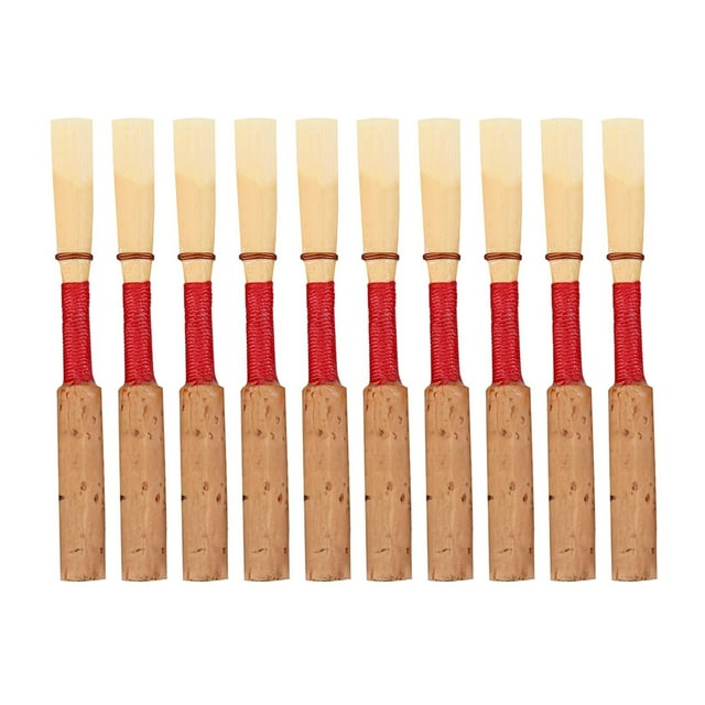Cañas para Oboe NikouMX 10 Piezas Bambú Suaves Resistencia Media