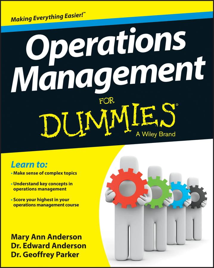 For Dummies Operations Management for Dummies (Paperback) Walmart