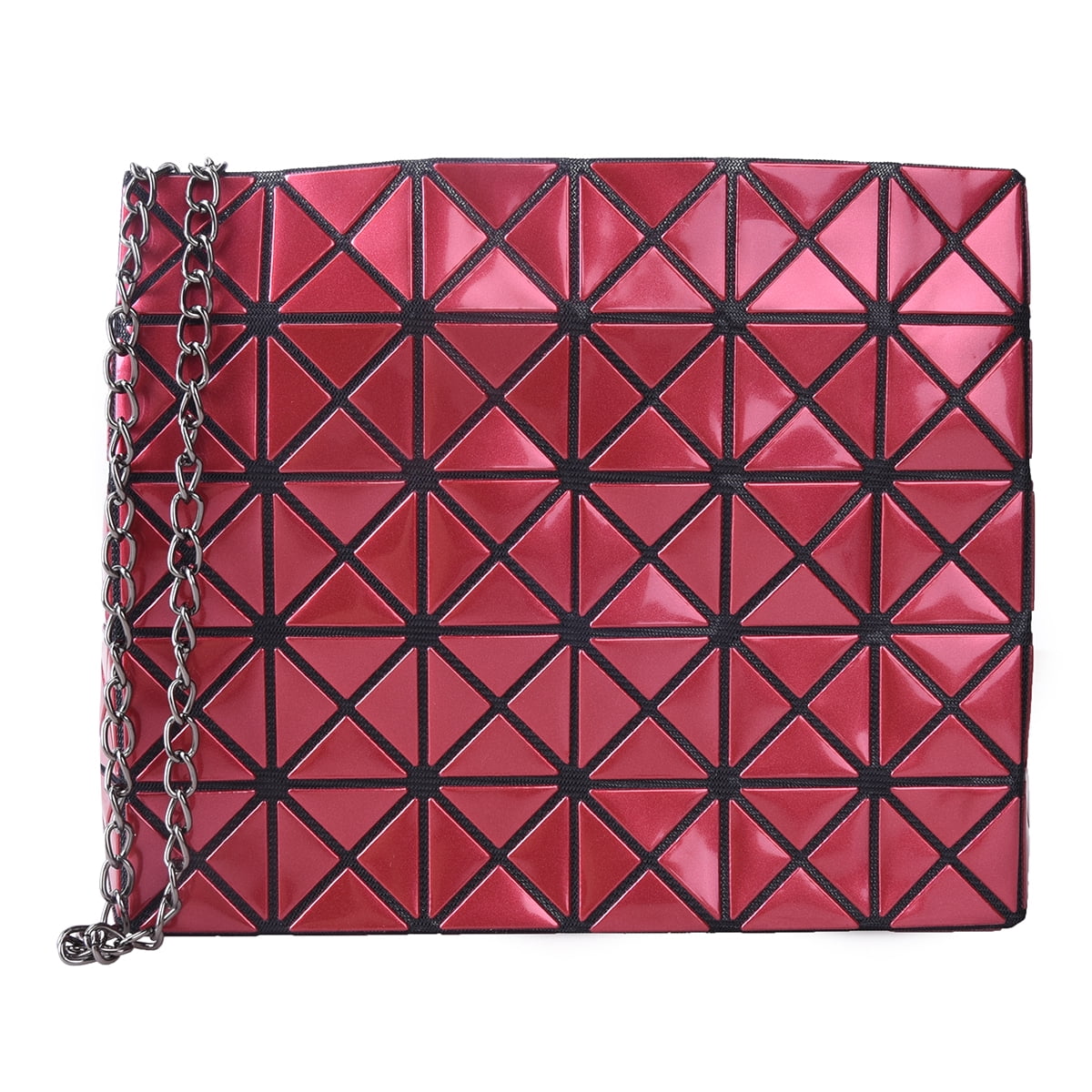 Women Shoulder Bags Geometric Totes Chains Strap Handbags Party Purse Clutch Bag