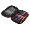 22pcs Multicolour Aluminum Crochet Hook Set Knitting Needle Set Weave Craft Yarn