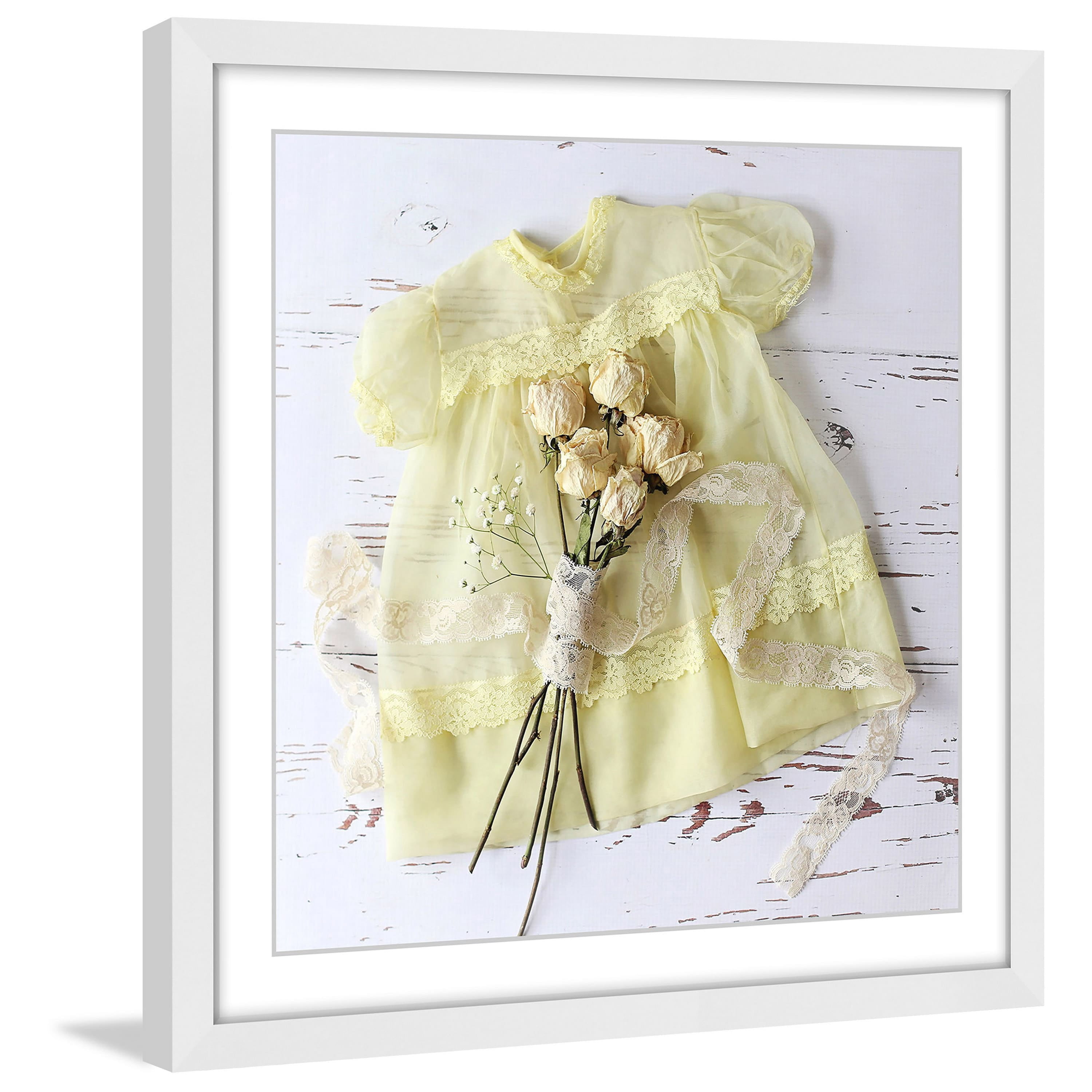 "Baby Dress Collection 11" Framed Painting Print