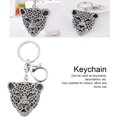 thumbnail image 3 of AVEKI Keychain,Fashion Crystal Leopard Head Key Ring,Mini Metal Keychain,Charm Pendant Gift Key Chain Ring for Car Bag Pendant A0513, 3 of 8