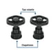 thumbnail image 3 of Juego de 2 manerales para mezcladora, volante, negro, Tubig Foset TBMM-61M, 3 of 3