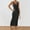 Black, variant on SMihono Women’s Crochet Hollow Out Maxi Dress Sexy Slim Fit Beach Vacation Spaghetti Strap Swimsuit Wrap Cover Ups Green L