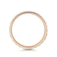 thumbnail image 3 of 18k Rose Gold 2.7mm Slight Court Comfort Women Eternity Diamond Wedding Band/Ring Brilliant Cut 0.52 Carat G - SI1, 3 of 3