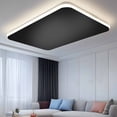 thumbnail image 2 of Pure Black Fluorescent Light Covers, Simple Solid Color Magnetic Light Covers for Ceiling Lights, Fluorescent Ceiling Shade Filters for Classroom Bedroom Office 4x2Ft x 3PCS, 2 of 8