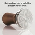 thumbnail image 2 of SharkTRUE 53mm Espresso Hand Tamper, Calibrated Spring Loaded Coffee Tamper with Stainless Steel Ripple Base, Self Leveling Espresso Hand Tampers, Espresso Accessories, 2 of 9