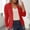 Red, variant on Women's Blazers and Suit Jackets WCJM Women Blending Coats Black Casual Professional Women's Solid Color Pocketed Blazer Jacket