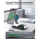 thumbnail image 3 of 3 en 1 Cargador Inalámbrico Magnético Safe,15W Soporte de Carga Inalámbrico Plegable,Carga Rápida Qi Compatible con iPhone Air/17/16/15/14/13/12, AirPods Pro 3/2 y Apple Watch（Negro）,Blanco, 3 of 14