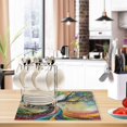 thumbnail image 2 of Qxltty Tree Of Angels Leather Drying Mat for Kitchen Countertops Coffee Mats Hide Stain Quickly Absorbs Water Tableware Decor, 2 of 6