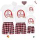 thumbnail image 1 of Pijamas familiares navideños a juego, muñeco de nieve, Let It Snow, conjunto de Pijamas cortos, 2023, 1 of 3