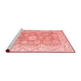 thumbnail image 2 of Ahgly Company Machine Washable Indoor Rectangle Abstract Red Modern Area Rugs, 8' x 12', 2 of 4
