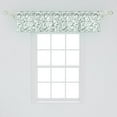 thumbnail image 2 of Ambesonne Garden Window Valance, Olive Branches, 42" x 12", Almond Green Green, 2 of 3
