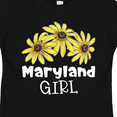 thumbnail image 4 of Inktastic Maryland Girl Black Eyed Susans Flowers Girls Toddler T-Shirt, 4 of 5