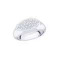 thumbnail image 1 of Diamond Fashion Ring in 14K White Gold (1/4 cttw) (I-Color, SI3/I1-Clarity) (Size-5.5), 1 of 2
