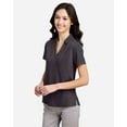 thumbnail image 2 of CORE365 CE112CW Women's Fusion ChromaSoft™ Colorblock Polo-Carbon/ Carbon Heather-2XL, 2 of 6