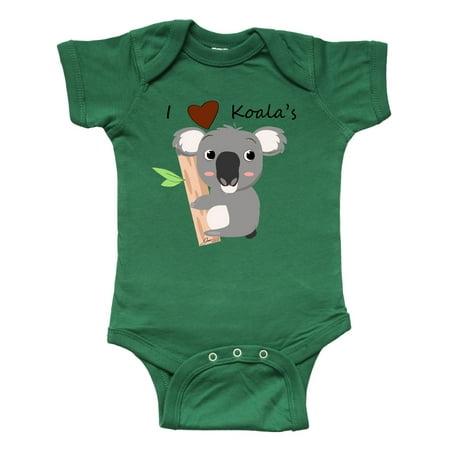 

Inktastic I heart Koalas Gift Baby Boy or Baby Girl Bodysuit