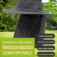 thumbnail image 3 of Mens UPF 50+ Sun Protection Cap Wide Brim Fishing Hat with Neck Flap, 3 of 8