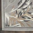 thumbnail image 4 of Nourison Pompeii Modern Botanical Grey 5'3" x 7'3" Area Rug, (5' x 7'), 4 of 8