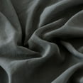 thumbnail image 6 of JML 5 Piece Pintuck Ruffle Skirt Bedspread King Size,Dark Grey Coverlet with Shams and Area Rugs, 6 of 6