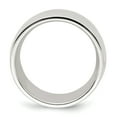 thumbnail image 4 of Bridal QCFM100-12 10 mm Sterling Silver Milgrain Comfort Fit Band, Polished - Size 12, 4 of 6
