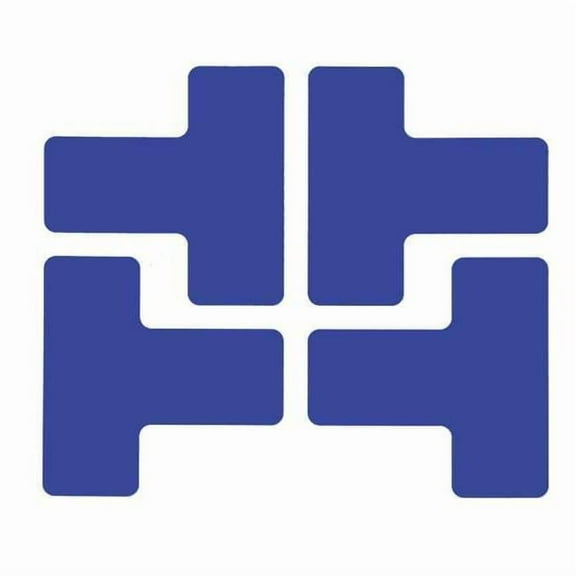 Brady Floor Tape,Blue,2 inx5 in,T,PK20 104438